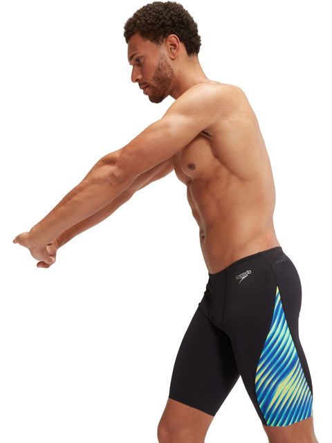Speedo V-Cut Jammers - Black/Cobalt