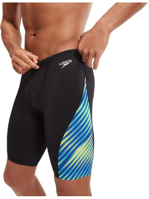 Speedo V-Cut Jammers - Black/Cobalt