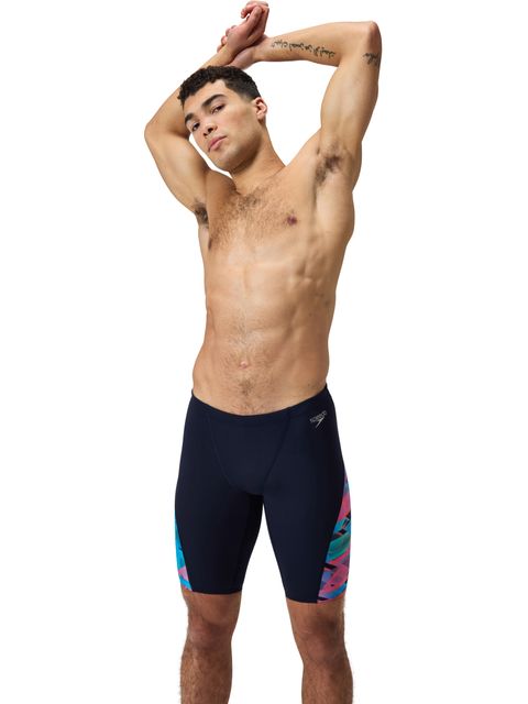 Speedo V-Cut Jammers - Navy/Red