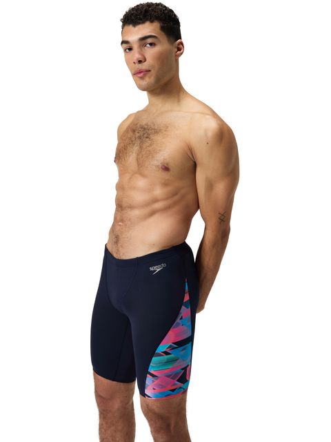 Speedo V-Cut Jammers - Navy/Red