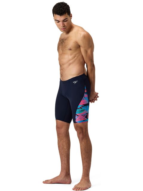 Speedo V-Cut Jammers - Navy/Red