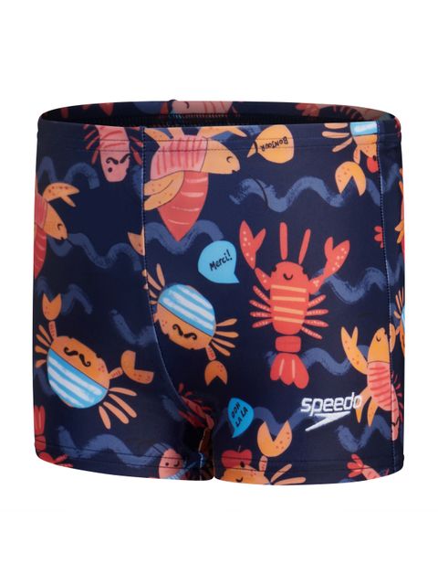 Speedo Toddler Aquashorts - Blue/Apricot