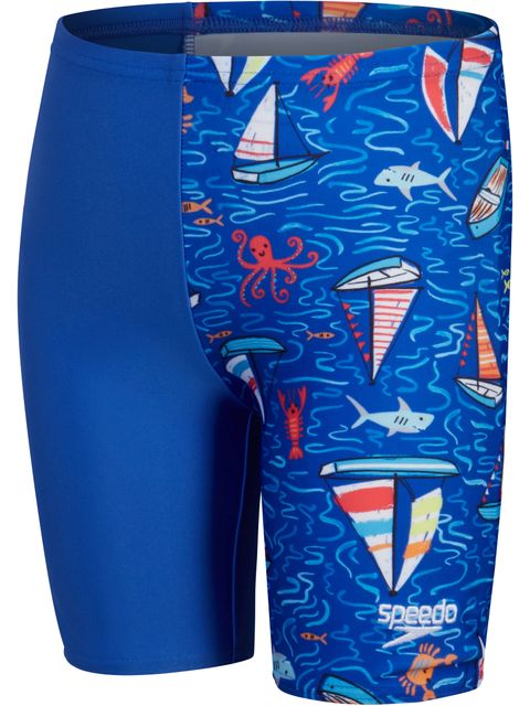 Speedo Toddler Jammers - Cobalt/White