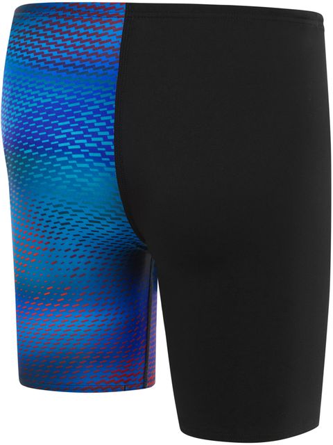 Speedo Tech V-Cut Jammers - Cobalt/Red