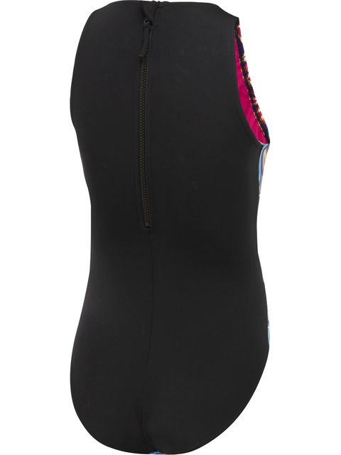 Speedo Hydrasuit One Piece - Pink/Cobalt/Lemon