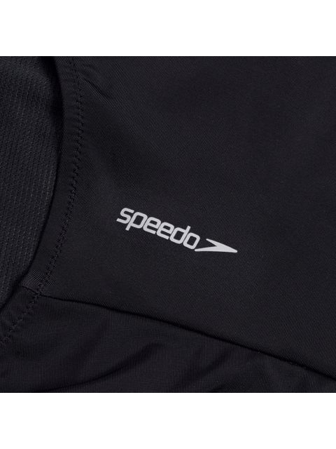 Speedo Solid Highneck One Piece - Anthracite
