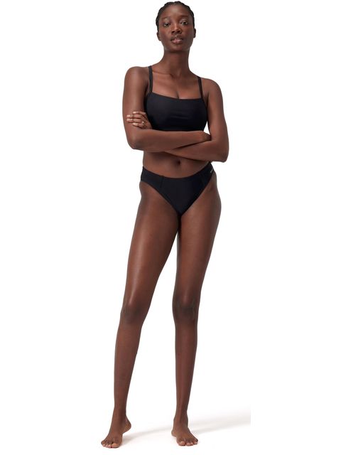 Speedo Solid Classic Bikini Bottoms - Anthracite