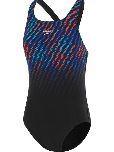 Speedo Medalist One Piece - Black/Cobalt/Bolt/Watermelon