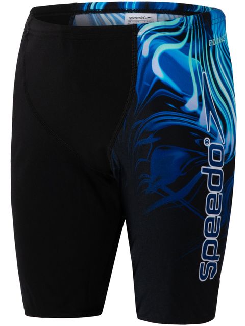 Speedo V Cut Jammers - Logo Black/Cobalt Pop