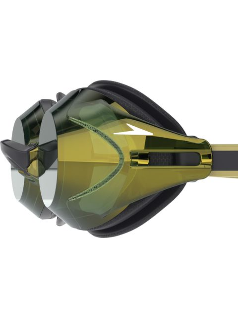 Speedo Vanquisher 3.0 Goggles - Gold Mirror/Black/Emerald