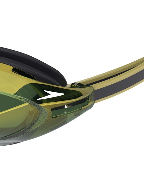 Speedo Vanquisher 3.0 Goggles - Gold Mirror/Black/Emerald
