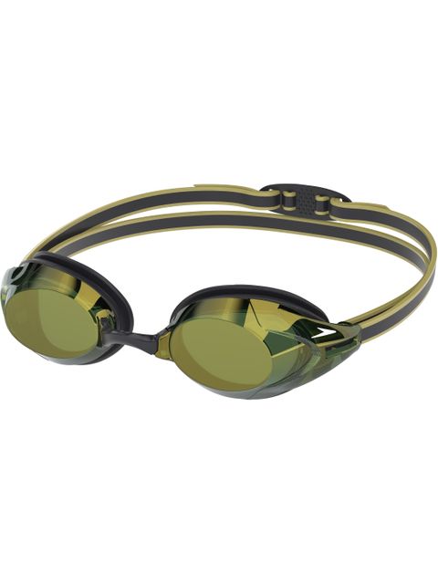 Speedo Vanquisher 3.0 Goggles - Gold Mirror/Black/Emerald
