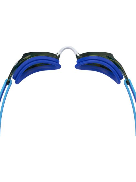 Speedo Vanquisher 3.0 Junior Goggles - Gold Mirror/Cobalt Pop/Cobalt