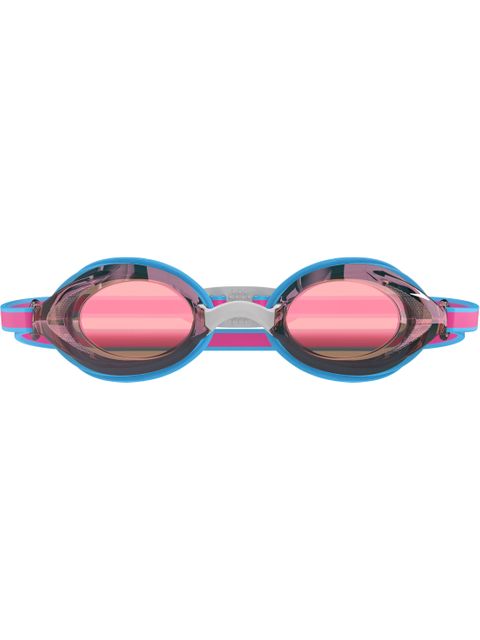 Speedo Vanquisher 3.0 Junior Goggles - Gold Mirror/Picton Blue/Vermillion