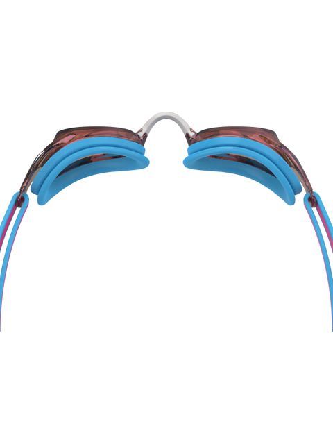Speedo Vanquisher 3.0 Junior Goggles - Gold Mirror/Picton Blue/Vermillion
