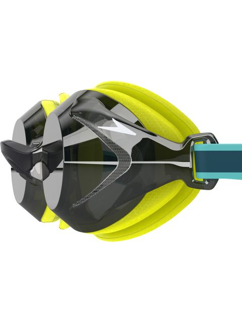 Speedo Vanquisher 3.0 Junior Goggles - Silver Mirror/Hyper Yellow/Smoke