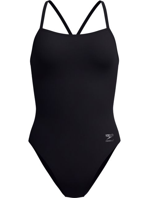 Speedo Solid V-Back 2.0 One Piece - Team Black