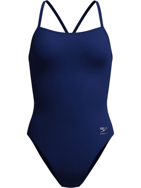 Speedo Solid V-Back 2.0 One Piece - Team Navy