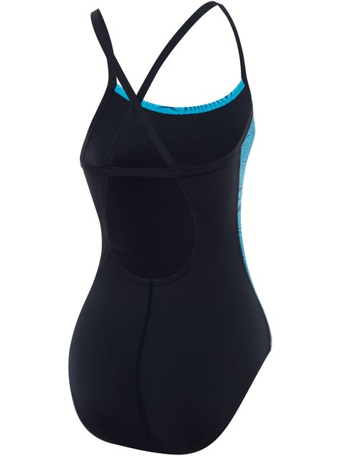 Speedo Fixed X-Back One Piece - Navy/Blue