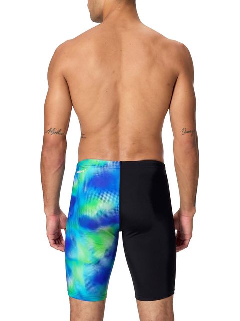 Speedo Placement V-Cut Jammers - Black/Light Blue