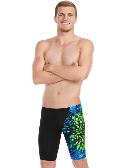 Speedo V-Cut Jammers - Blue/Green