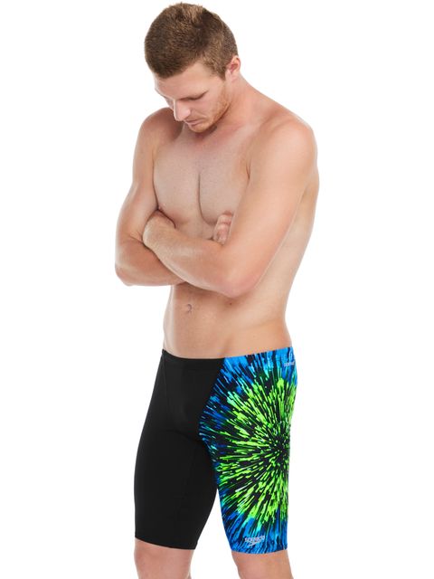 Speedo V-Cut Jammers - Blue/Green