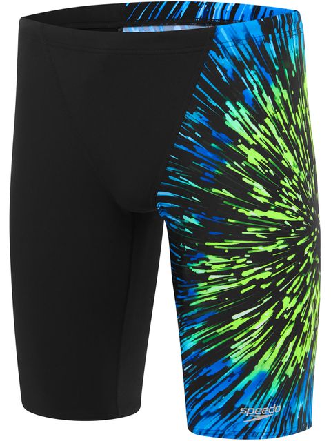 Speedo V-Cut Jammers - Blue/Green