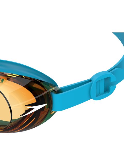 Speedo Jet Junior 2.0 Goggles - Tinted/Azure Blue/Parrot