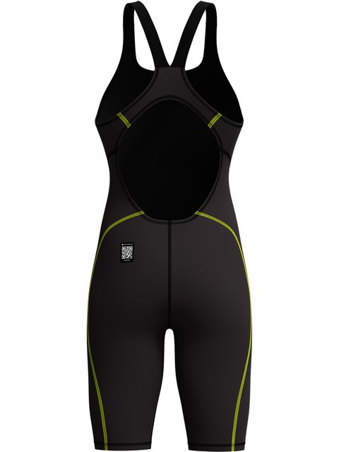 Speedo Fastskin HyperSpark Openback Kneeskin - Black