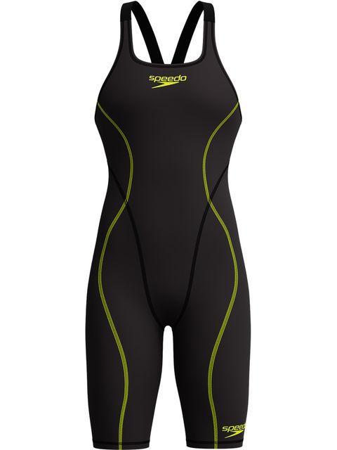 Speedo Fastskin HyperSpark Openback Kneeskin - Black