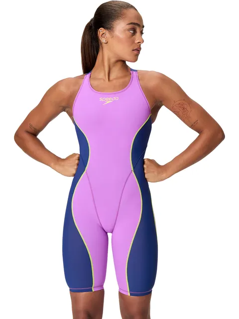 Speedo Fastskin Hyperspark Kneeskin - Jelly/Navy