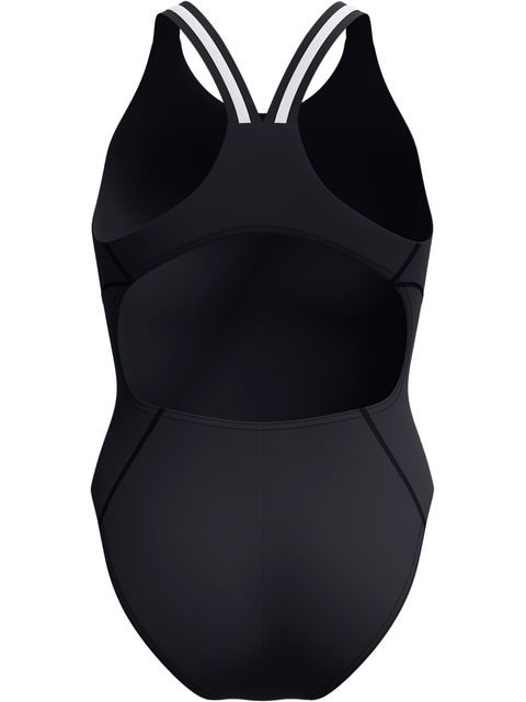 Speedo Performance Back One Piece - Black/Silver