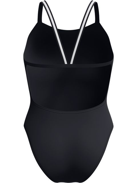 Speedo Active Back One Piece - Black/Silver