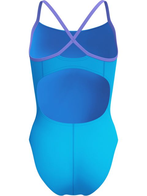 Speedo Solid Flyback 2.0 One Piece - Picton Blue/Indigo Glow