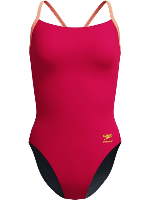 Speedo Solid Flyback 2.0 One Piece - Red