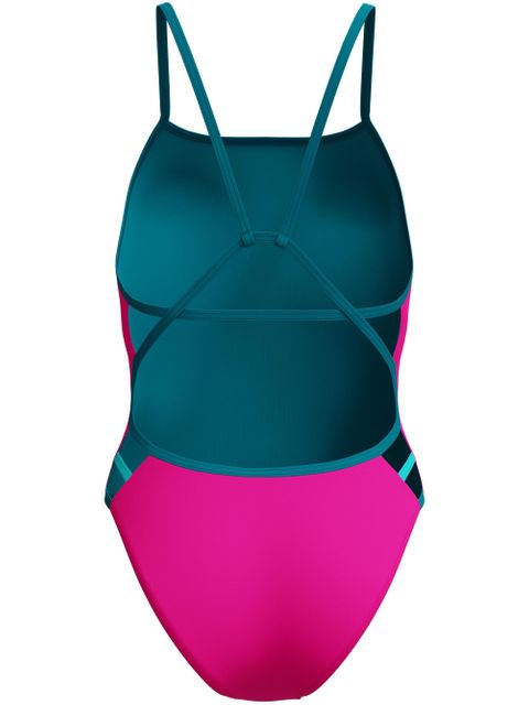 Speedo Solid Tri Back One Piece - Punchy Pink