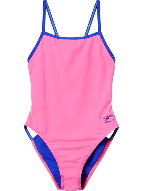 Speedo Solid Tri Back One Piece - Hope
