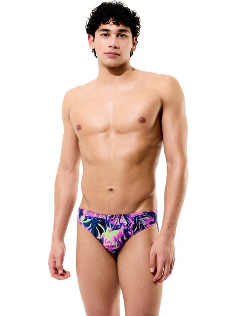Speedo Printed Briefs - Techno Jungle/Orchid Shine