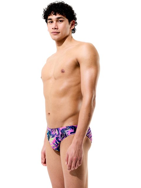 Speedo Printed Briefs - Techno Jungle/Orchid Shine