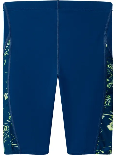 Speedo Spliced Printed Jammers - Mirage Time/Denim Teal
