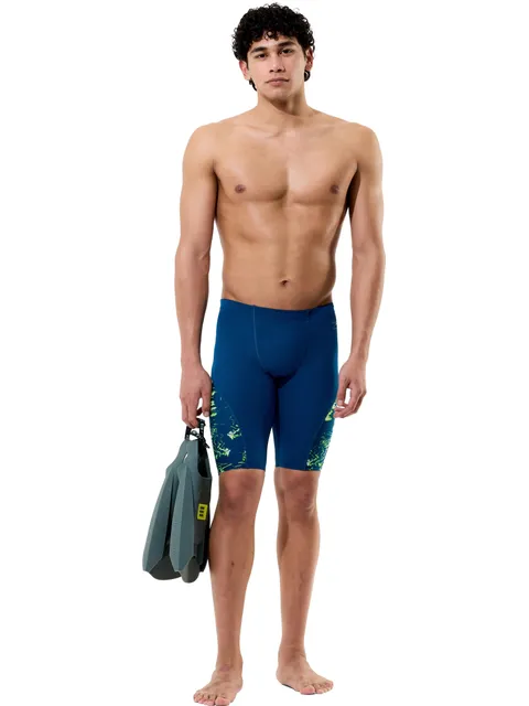 Speedo Spliced Printed Jammers - Mirage Time/Denim Teal