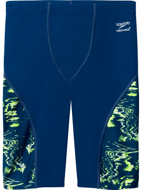 Speedo Spliced Printed Jammers - Mirage Time/Denim Teal