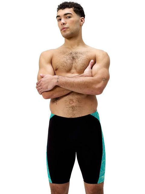 Speedo Hyperboom Panel Jammers - Black/Turquoise Gem