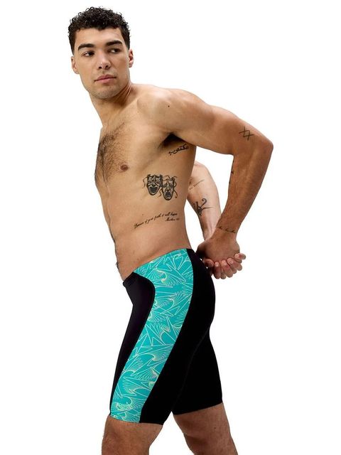 Speedo Hyperboom Panel Jammers - Black/Turquoise Gem