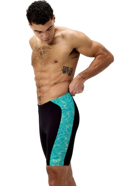 Speedo Hyperboom Panel Jammers - Black/Turquoise Gem