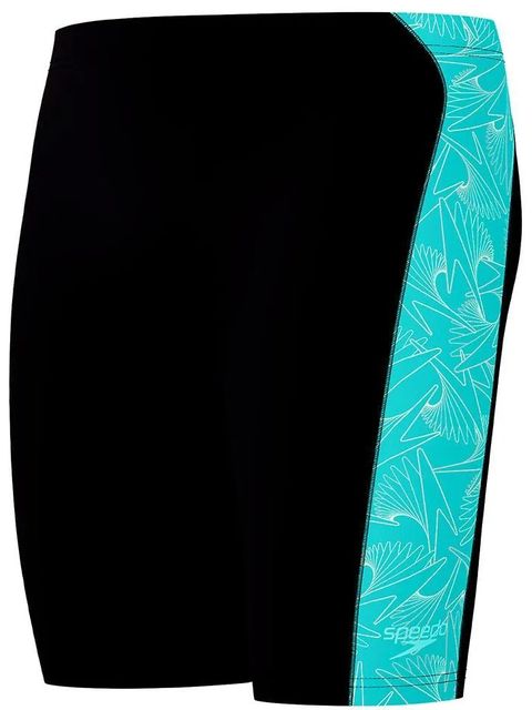 Speedo Hyperboom Panel Jammers - Black/Turquoise Gem