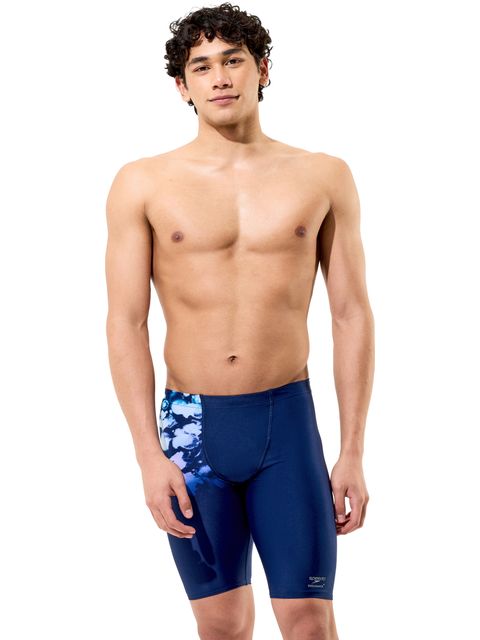 Speedo Placement Printed Jammers - Moonglow Smoke/Cruise