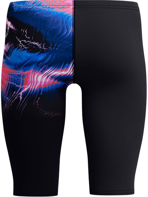 Speedo Placement Print Jammers - Electro Static/Black