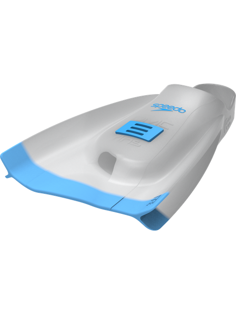 Speedo DMC Elite Fins - White/Blue Atoll