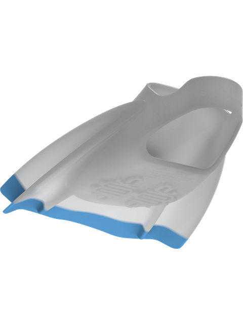 Speedo DMC Elite Fins - White/Blue Atoll